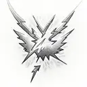 Lightning Bolt tattoo design idea