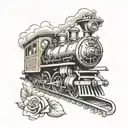 train en57 tattoo design idea