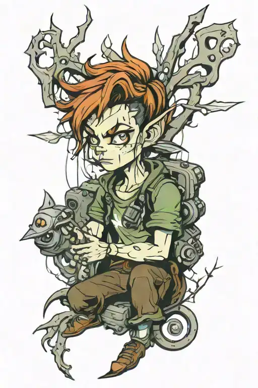 Darkforest tattoo design idea