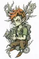 Darkforest tattoo design idea