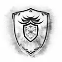 Shield tattoo design idea