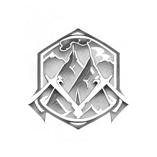 adventure time, asssasins creed logo, forest tattoo design idea