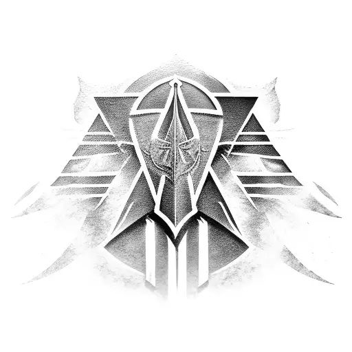 assasins creed logo tattoo design idea