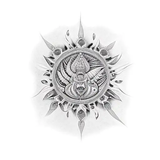 indian tattoo design idea