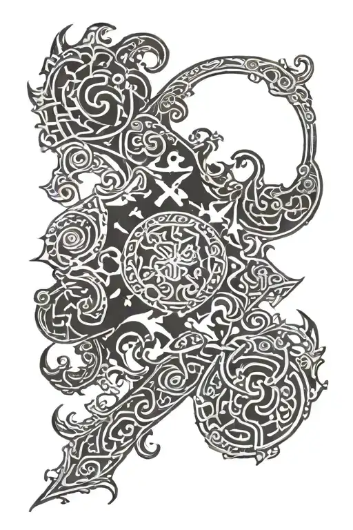 havamal nordic poem tattoo design idea