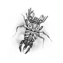 mantis shrimp tattoo design idea