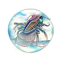 mantis shrimp  tattoo design idea