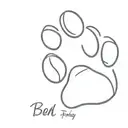 Paw Print with a name Ben tattoo design idea