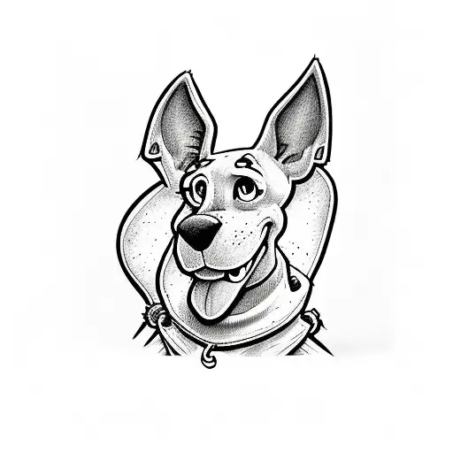 scooby doo tattoo design idea