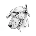 scooby doo hat tattoo design idea