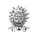 Rick and morty tattoo design idea
