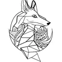 back tattoo,  maned wolf, full body tattoo design idea