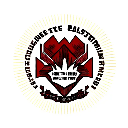 logo red text mxi tattoo design idea