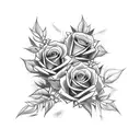 knuckles, roses, vines, thorns tattoo design idea