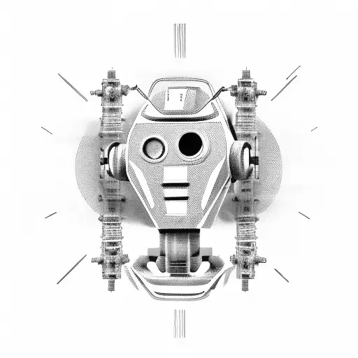 Robot Operating Software, make it more about the software side than the hardware tattoo design idea