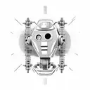 Robot Operating Software, make it more about the software side than the hardware tattoo design idea