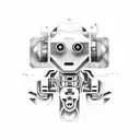 Robot Operating Software, make it more about the software side than the hardware tattoo design idea