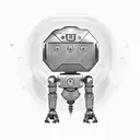 Robot Operating Software, make it more about the software side than the hardware tattoo design idea