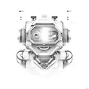 Based on Robot Operating Software ROS tattoo design idea