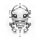 Based on Robot Operating Software ROS tattoo design idea