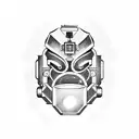 Based on Robot Operating Software ROS tattoo design idea