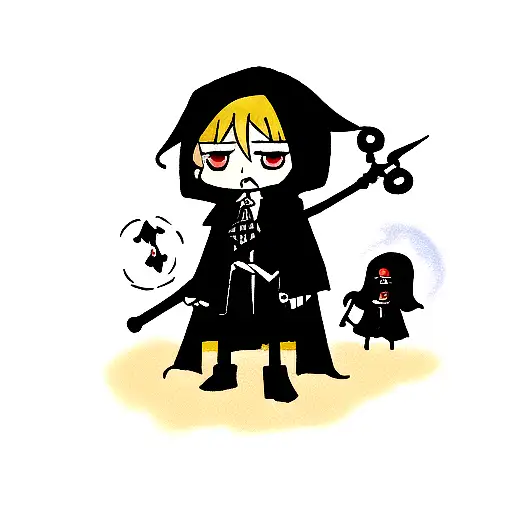 Grim Reaper tattoo design idea