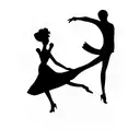 ballroom dance tattoo design idea
