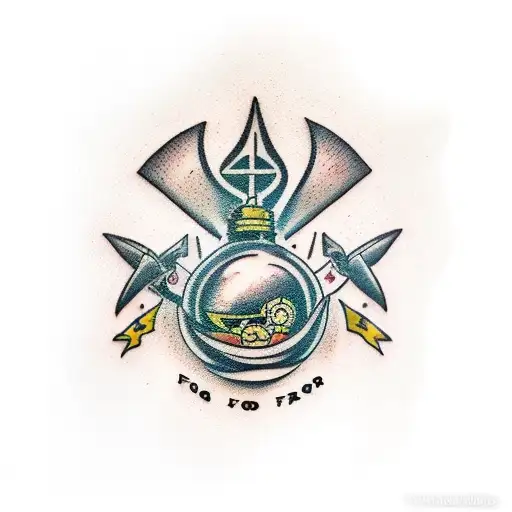 farol mar  tattoo design idea