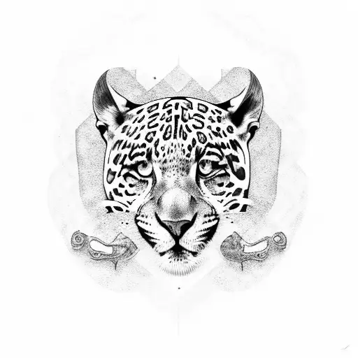 Jaguar tattoo design idea