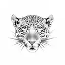 Jaguar tattoo design idea