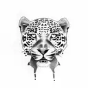 Jaguar tattoo design idea