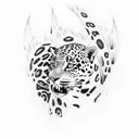 Jaguar tattoo design idea