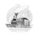 Stop this train by John Mayer  tattoo design idea