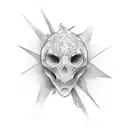 silence tattoo design idea