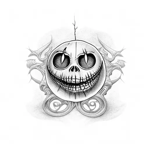 nightmare before Christmas  tattoo design idea