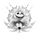 nightmare before Christmas  tattoo design idea