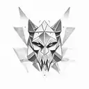 pedra angular Cruz tattoo design idea