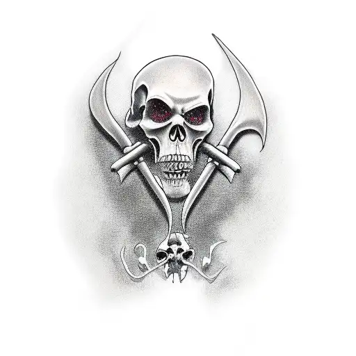 Grim Reaper tattoo design idea