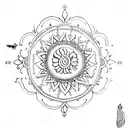 Hindu religion tattoo design idea