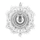 Hindu religion tattoo design idea