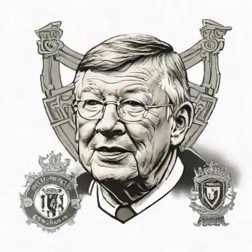 sir Alex Ferguson  tattoo design idea