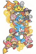 Bubble Bobble, Mario Sunshine, mudkip from Pokémon, Luciana from smash  Jhin from LoL, Mercy from Overwatch tattoo design idea