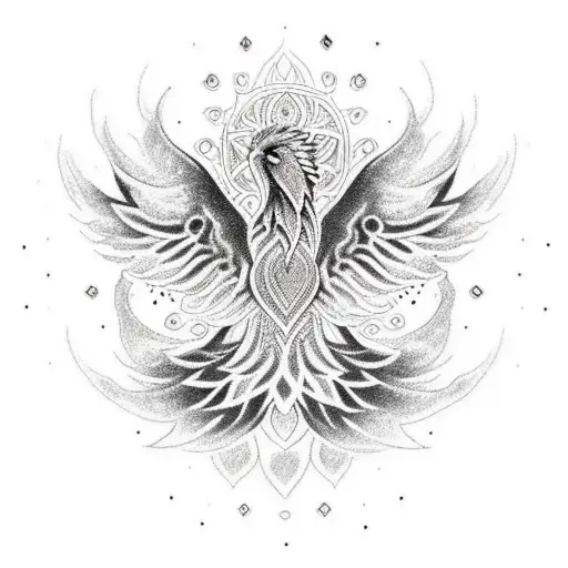 470+ Phoenix Tattoo Drawing Stock Illustrations, Royalty-Free Vector  Graphics & Clip Art - iStock