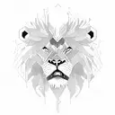 lion up towers tattoo design idea