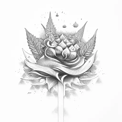 weed street 58452 tattoo design idea
