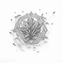 weed street 58452 tattoo design idea