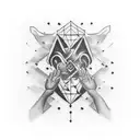 Design a tattoo symbolizing my commitment to repaying my father for his financial support, despite his debt and my acade tattoo design idea