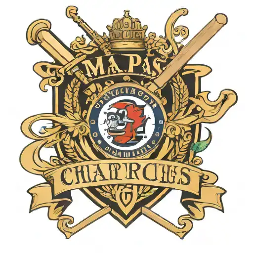 malpas cricket club badge division 1 champions league trophy tattoo design idea