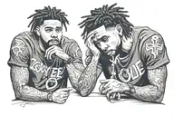 love yourz j cole tattoo design idea