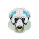 black poodle tattoo design idea